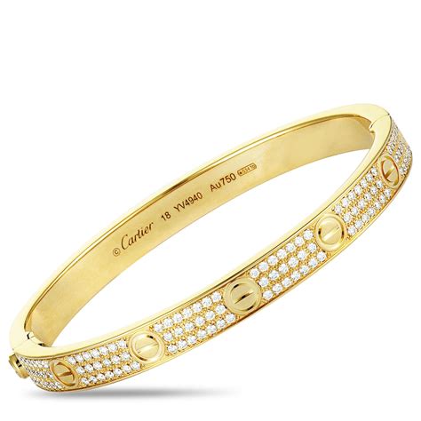 bracelet love cartier diamant|cartier love bracelet price.